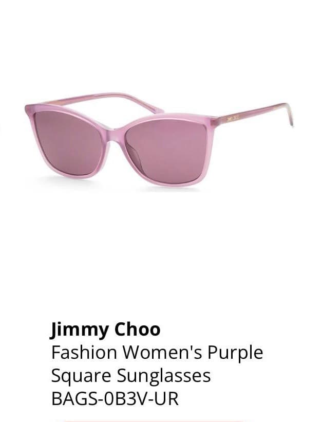 Jimmy Choo Purple Sunglasses