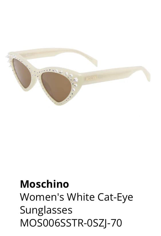 Солнцезащитные очки Moschino в форме кошачьего глаза