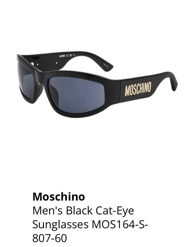 Солнечные очки Moschino для мужчин с кошачьим глазом