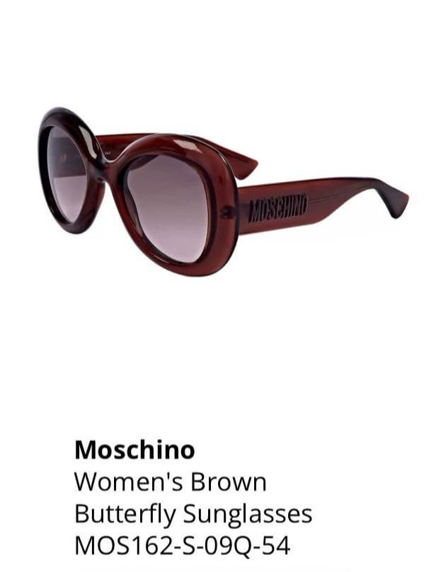Moschino Butterfly Sunglasses