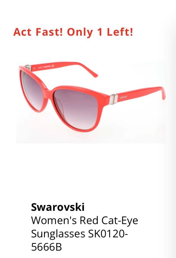 Swarovski Cat-Eye Sunglasses