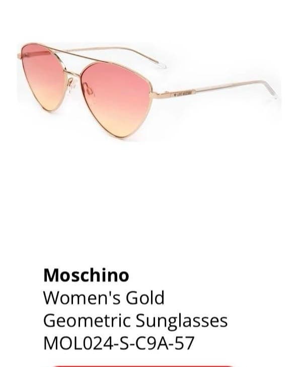 Moschino Women's Geometric Sunglasses
