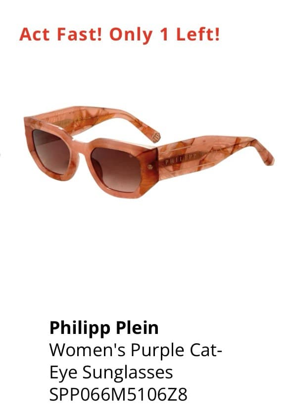Philipp Plein Women's Cat-Eye Sunglasses