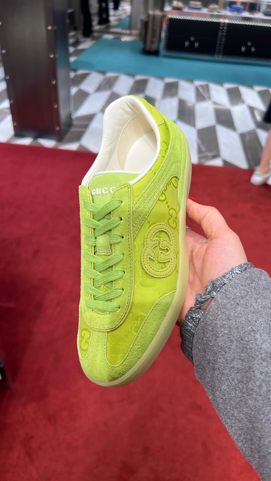 Gucci Green Sneakers