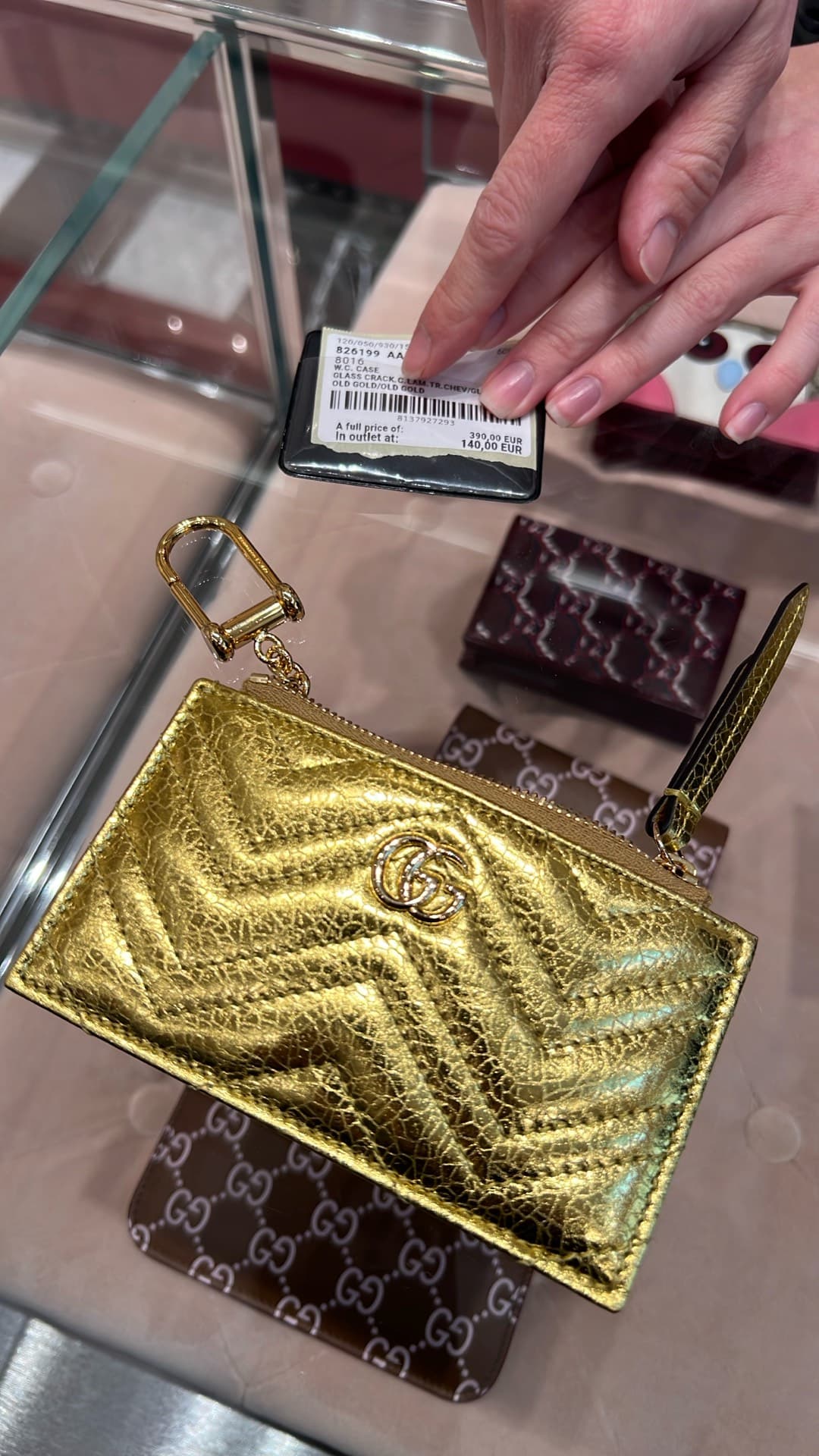 Gucci Gold Wallet