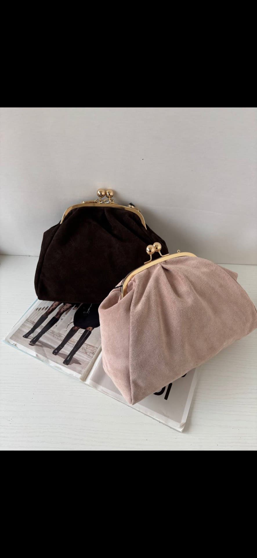 Chic Suede Clutches
