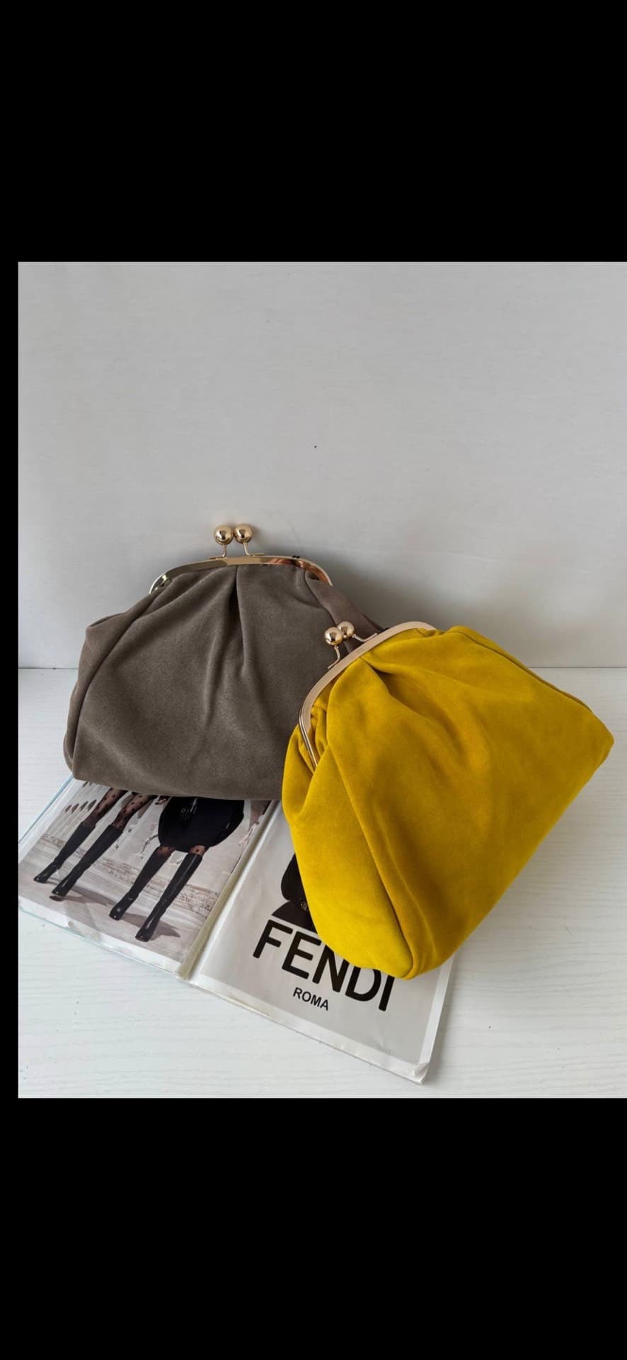 Chic Suede Handbags