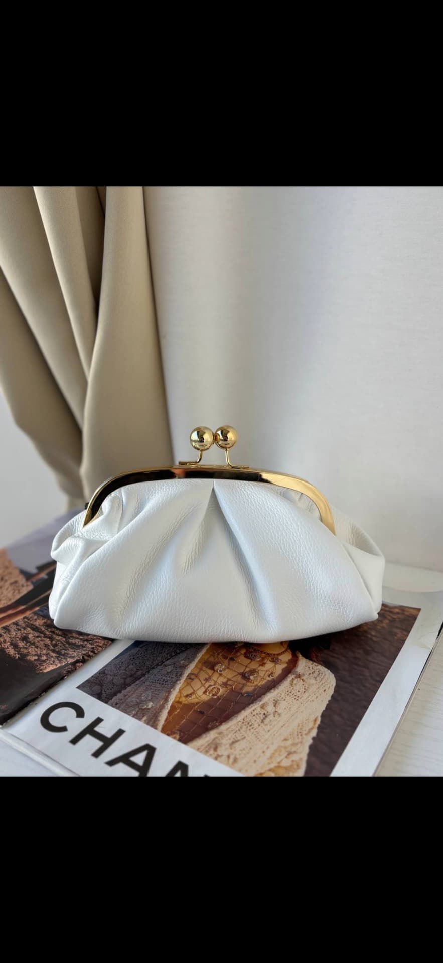 Chic White Clutch
