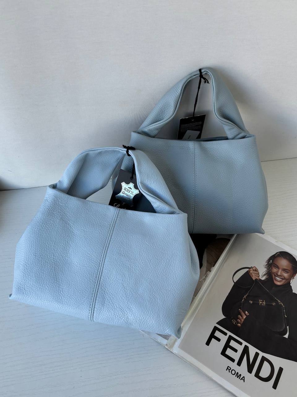 Trendy Blue Handbags