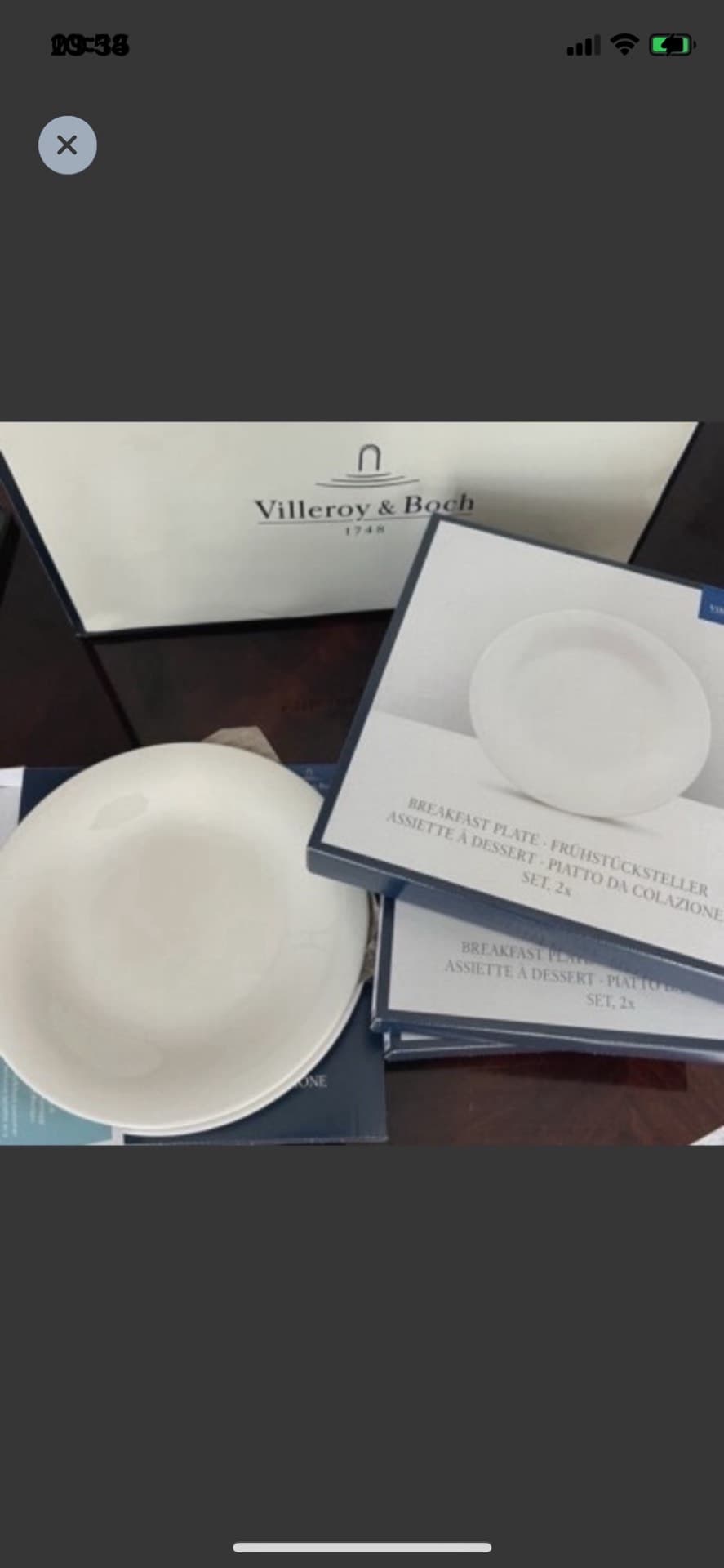 Villeroy & Boch Breakfast Plate Set