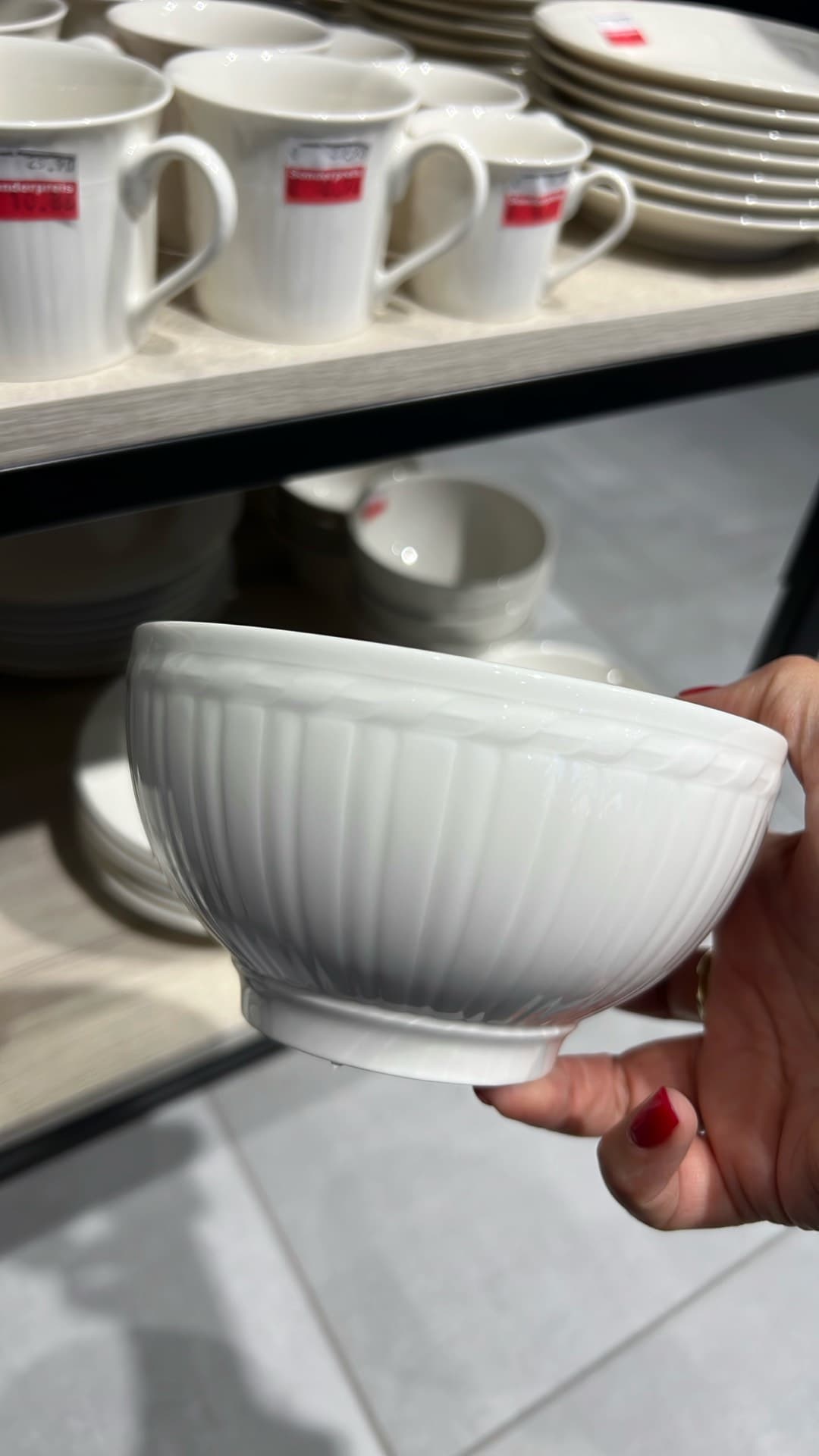 Elegant White Ceramic Bowl