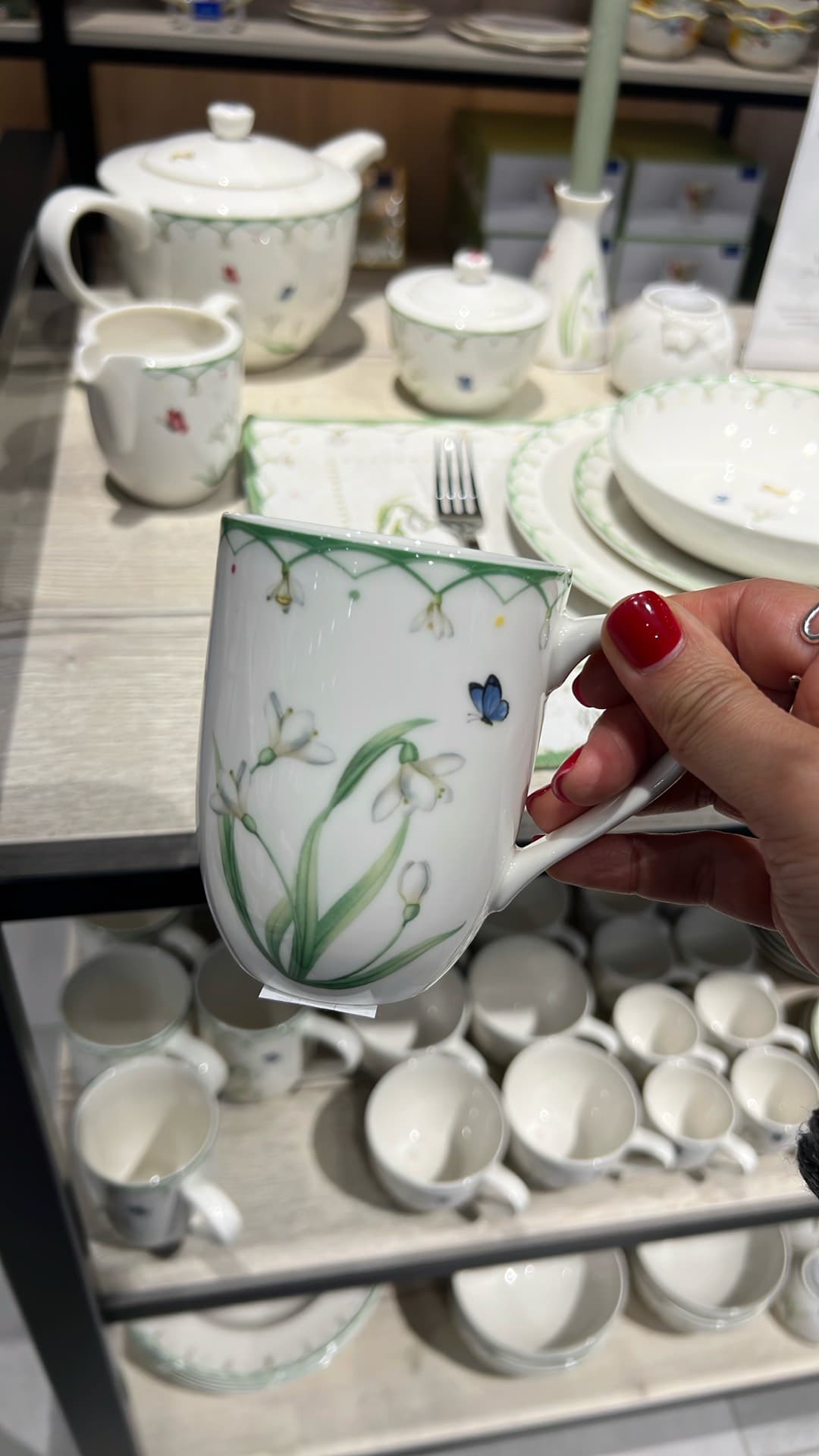 Floral Porcelain Mug