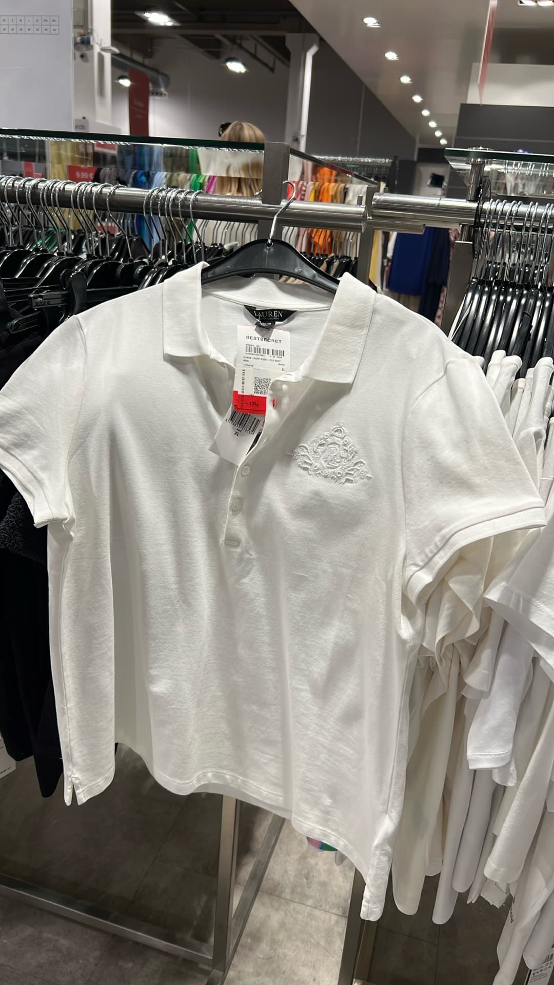 Elegant White Polo Shirt