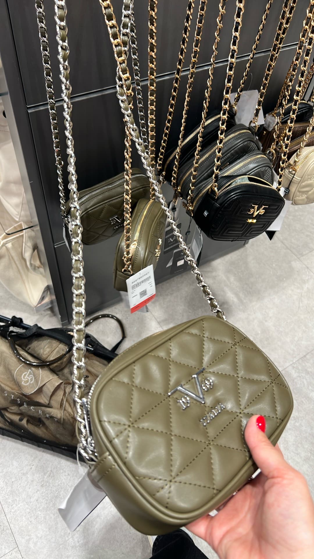 Chic Olive Crossbody Bag