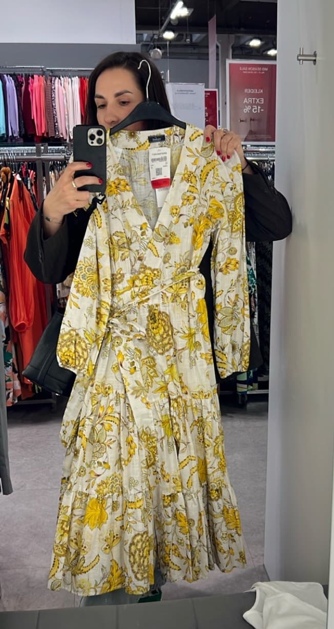 Floral Wrap Dress