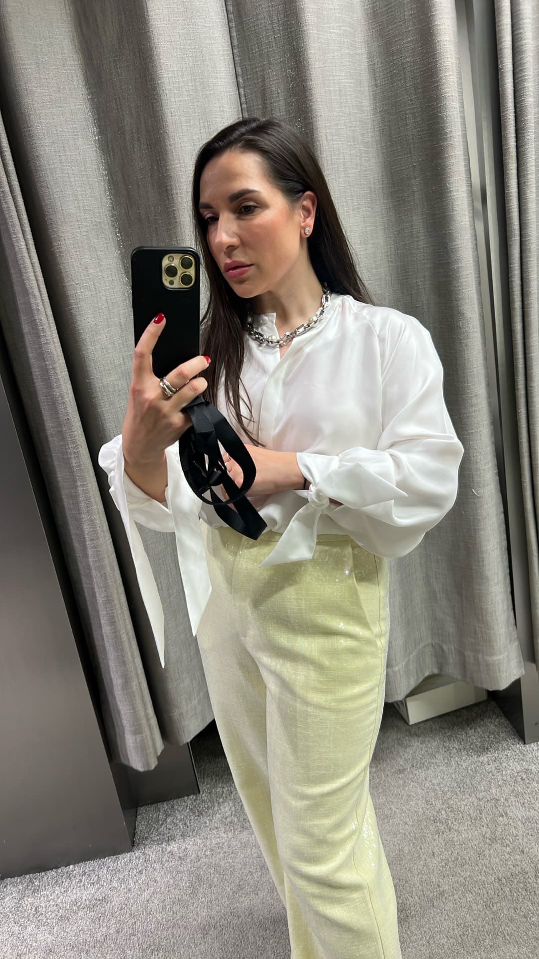 Chic Blouse and Elegant Pants Set