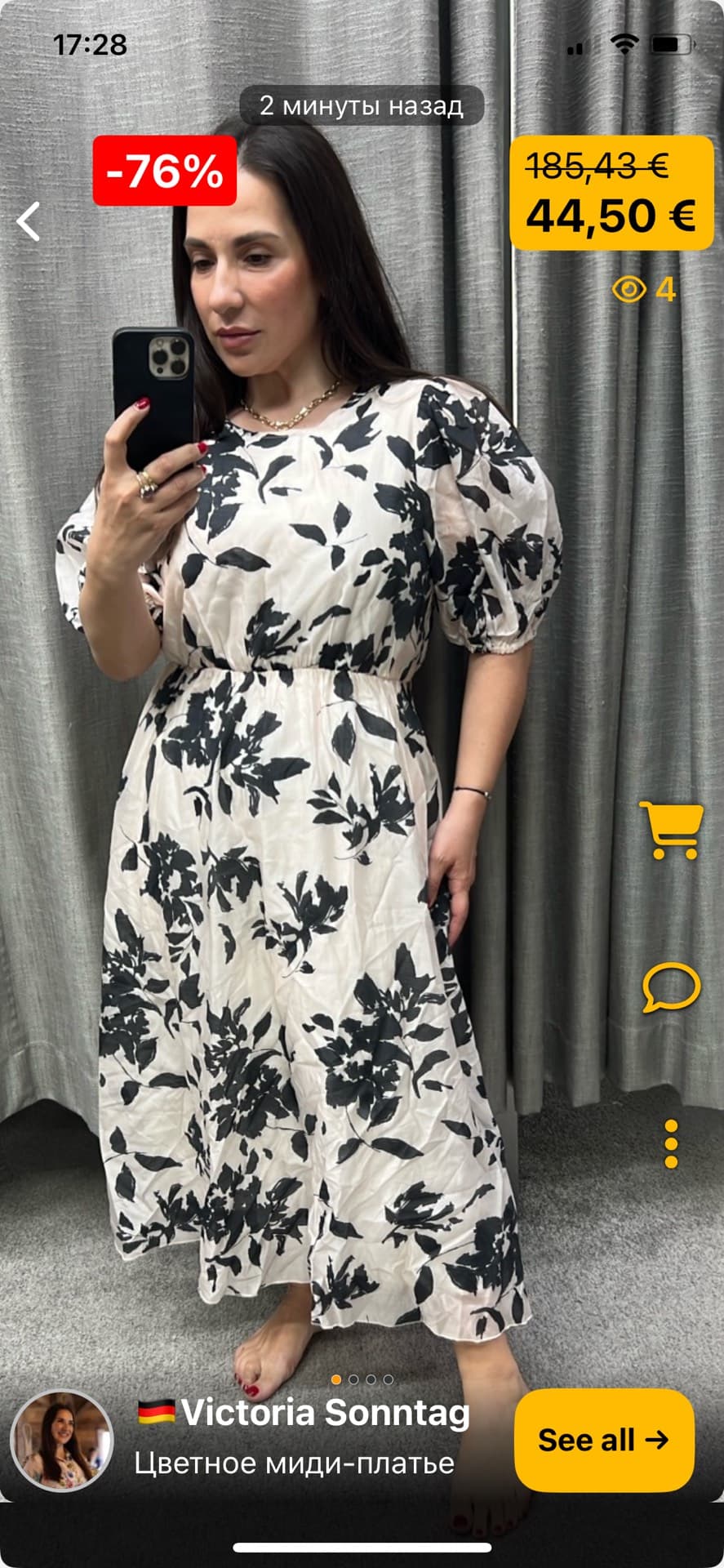 Floral Midi Dress