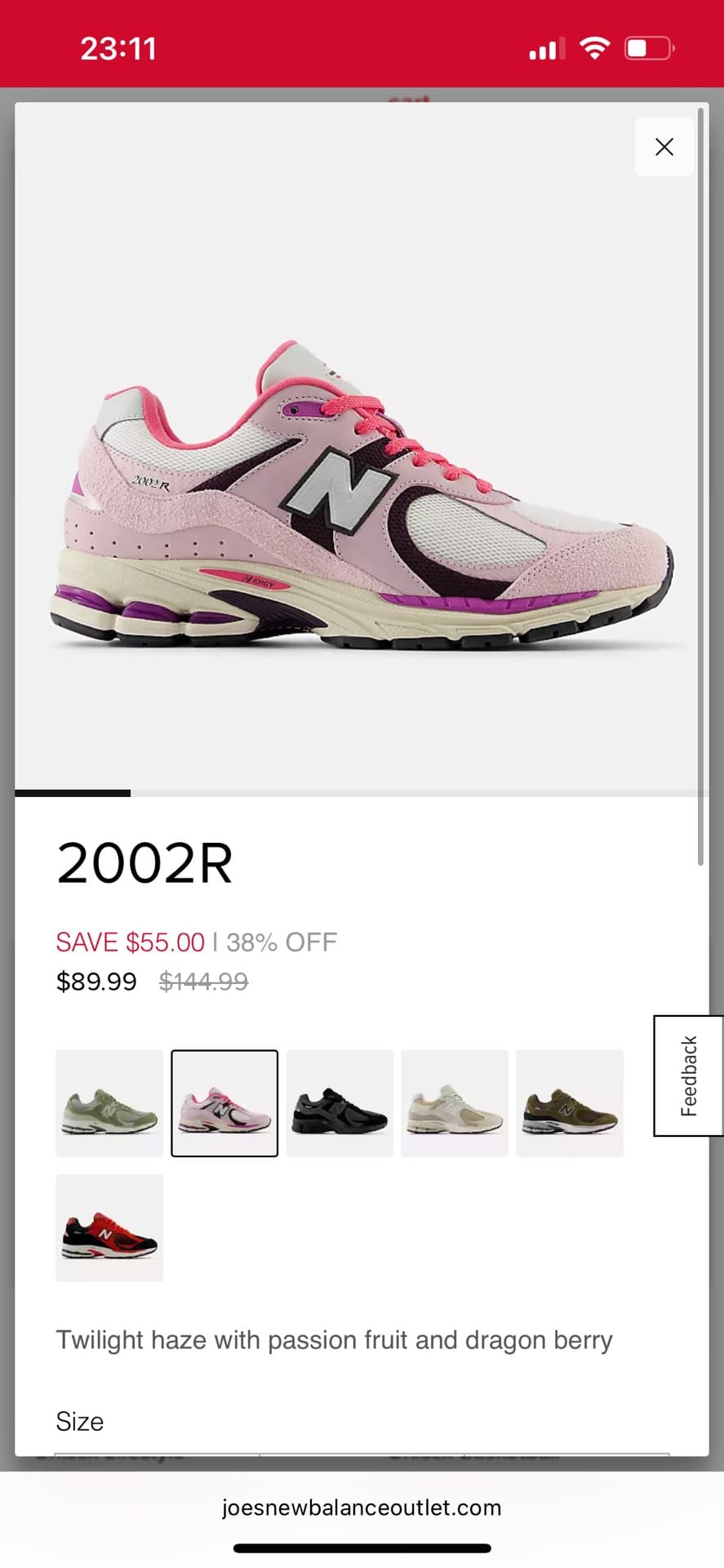 New Balance 2002R Sneakers