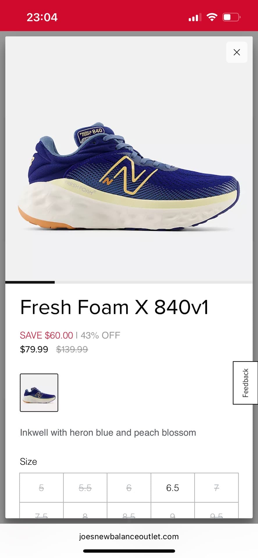Fresh Foam X 840v1