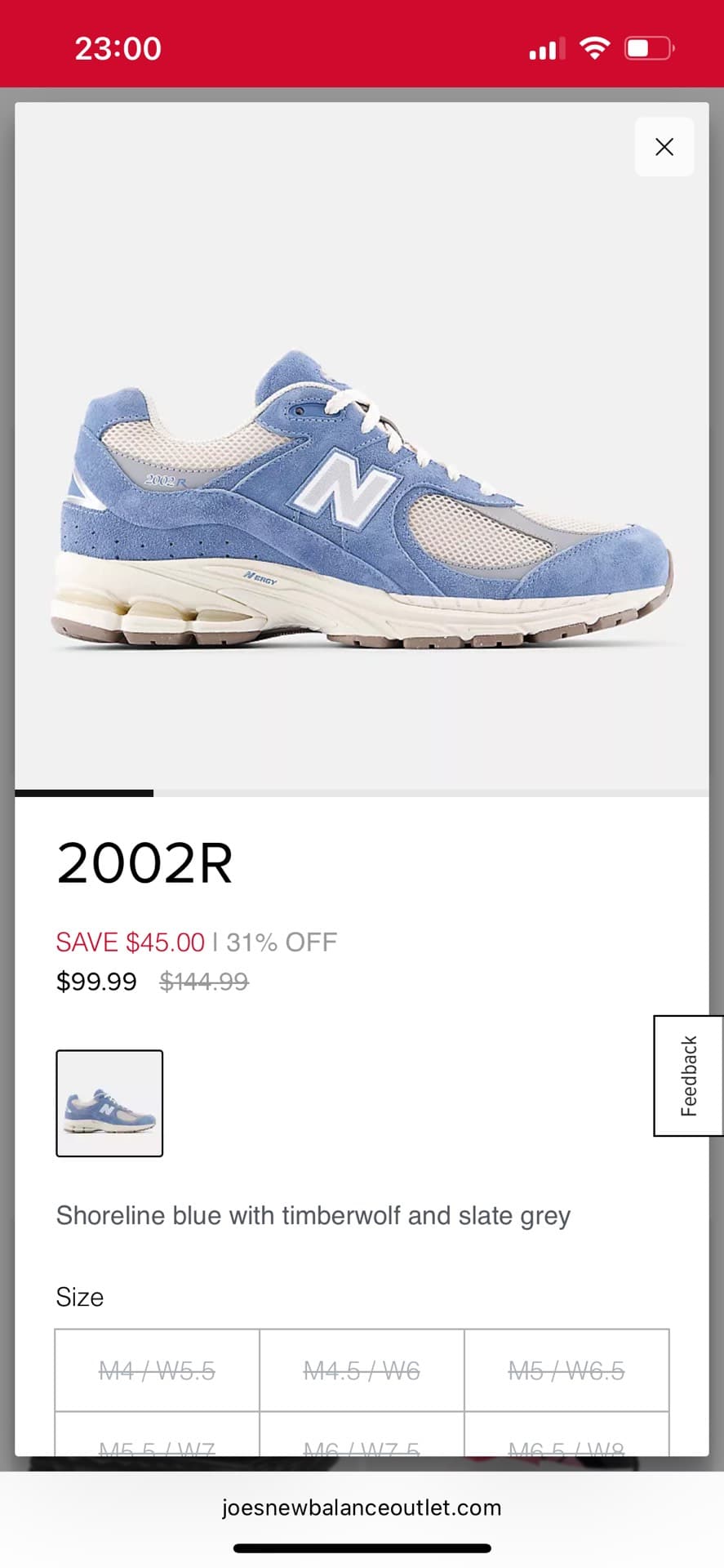 New Balance 2002R Sneakers