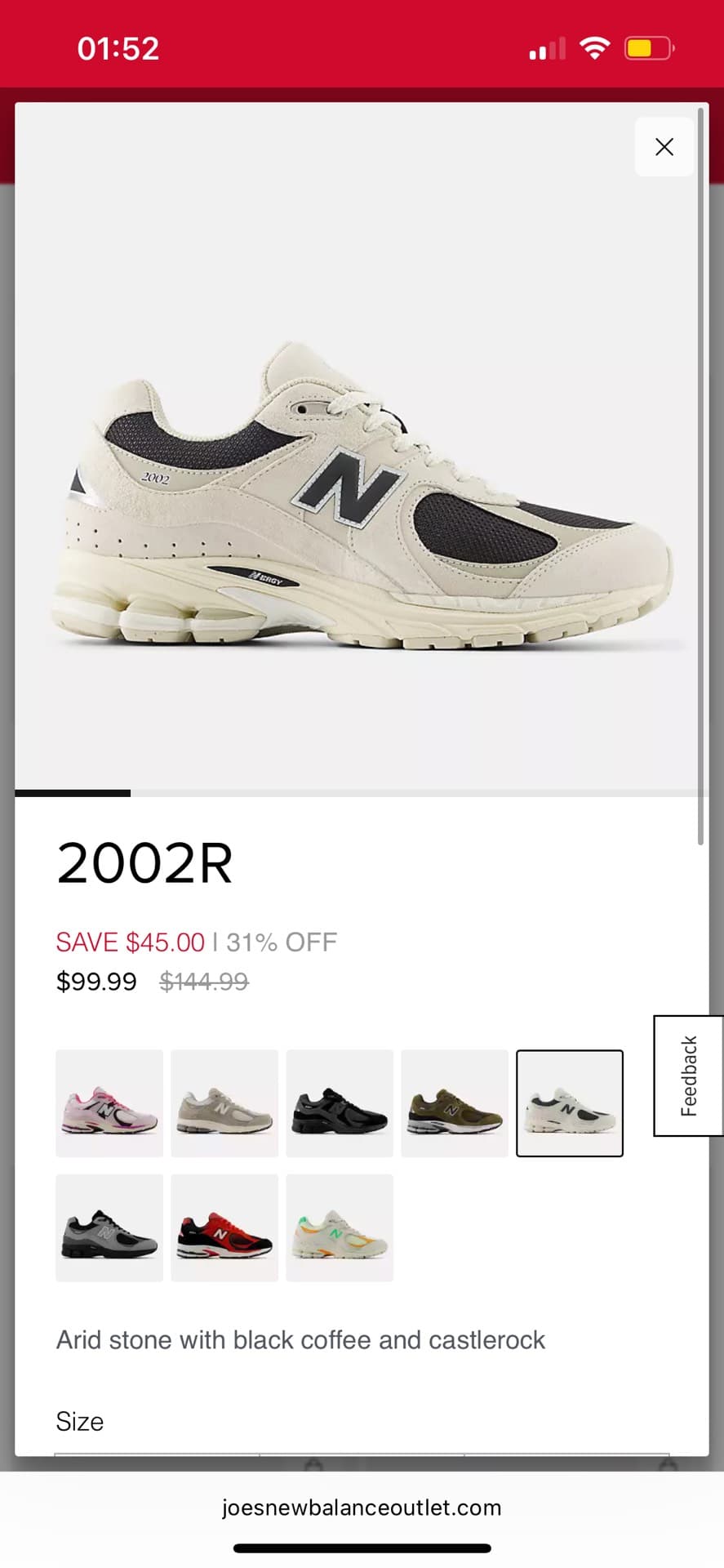 New Balance 2002R Sneakers
