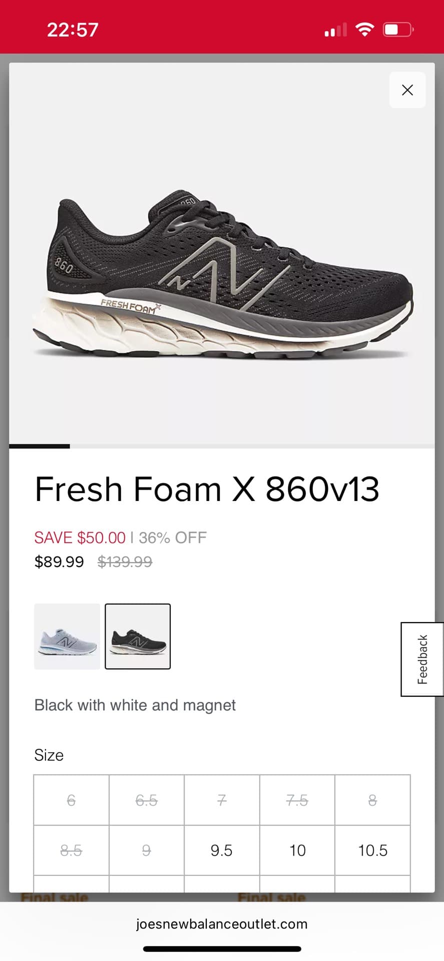 Fresh Foam X 860v13 Running Shoes