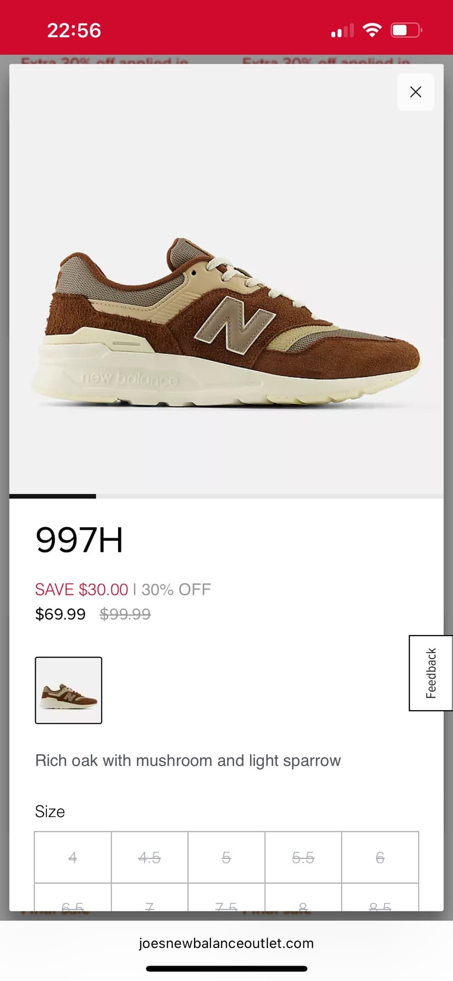 New Balance 997H Sneakers
