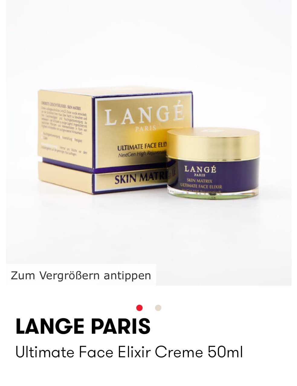 Эликсир для лица Lange Paris