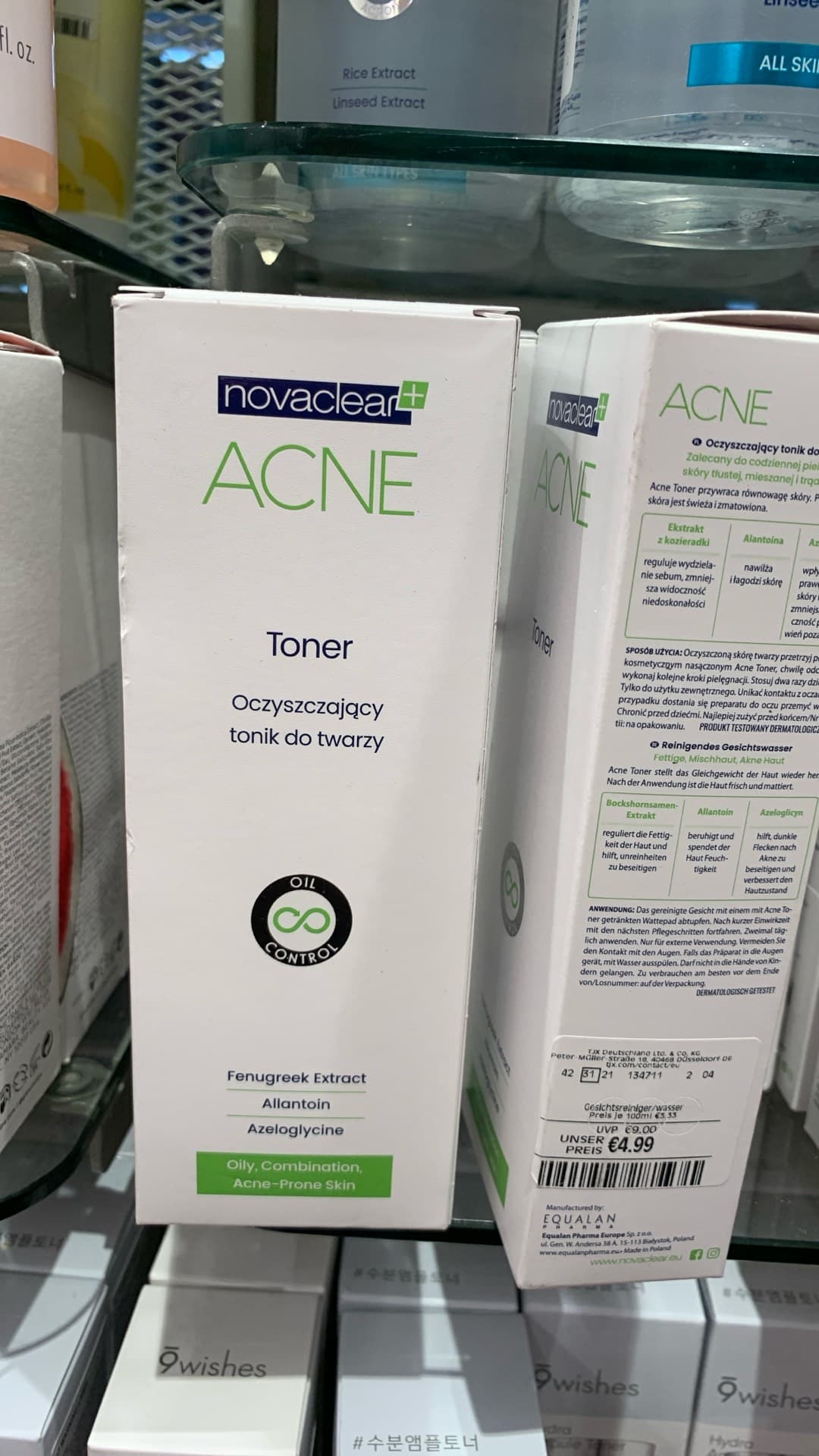 Тонер Novaclear для лечения акне
