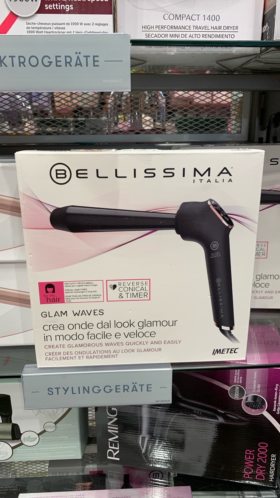 Курла для волос Bellissima Glam Waves