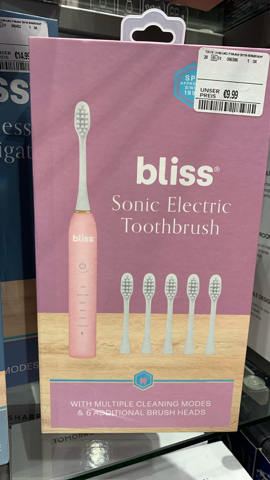 Электрическая звуковая зубная щетка Bliss