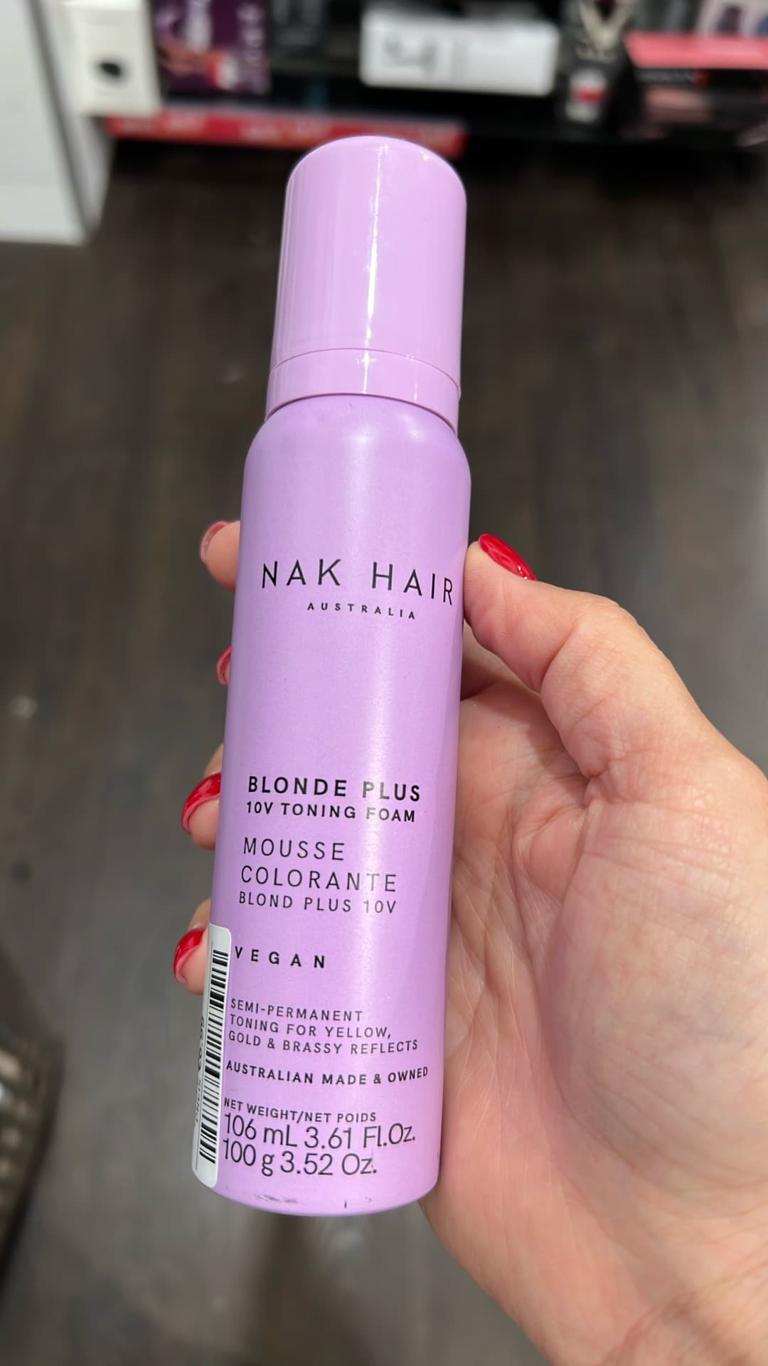 Мусс для тонирования NAK Hair Blonde Plus