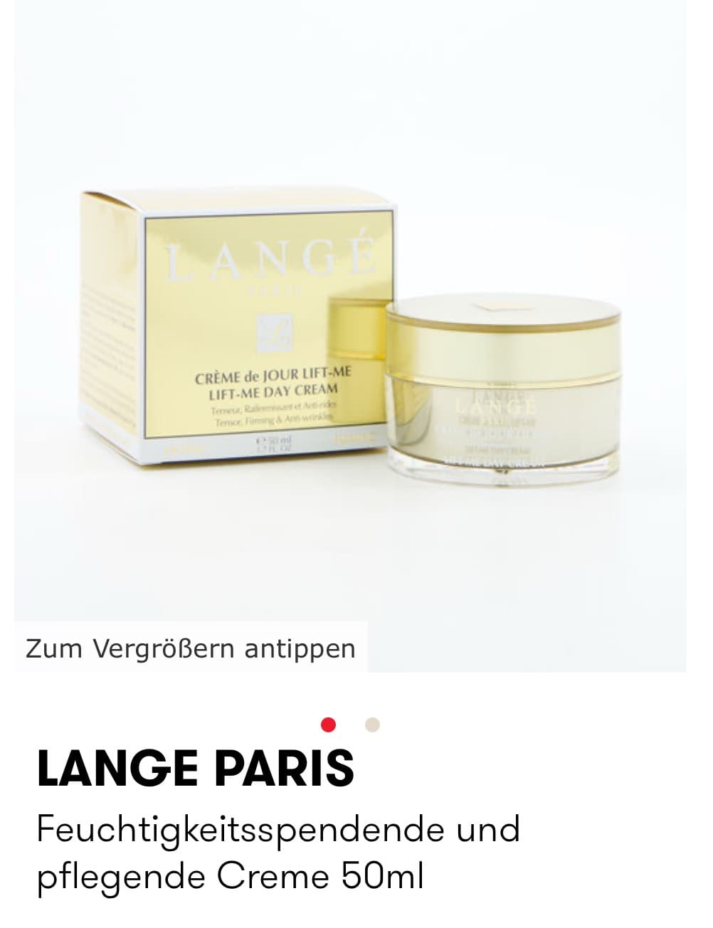 Дневной крем Lange Paris