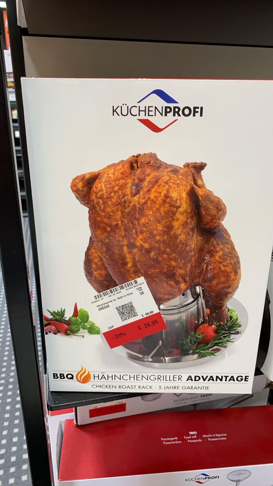 Подставка для запекания курицы Küchenprofi