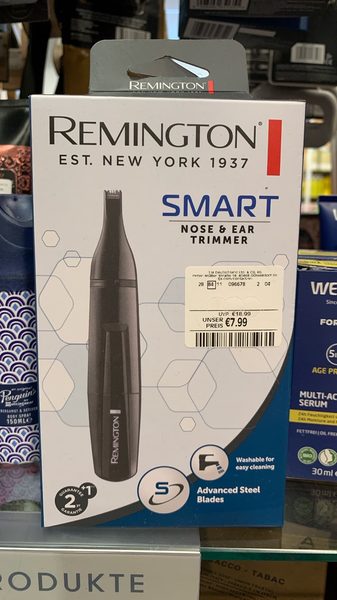 Триммер для носа и ушей Remington Smart
