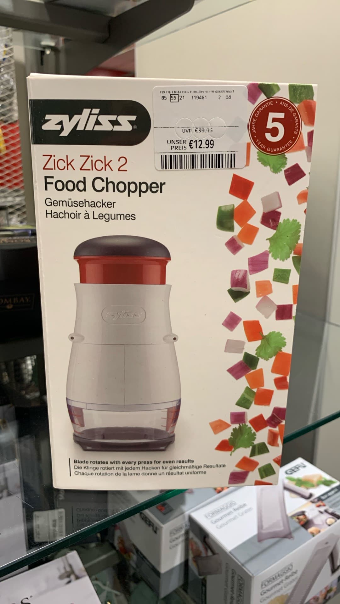 Zyliss Zick Zick 2 Food Chopper