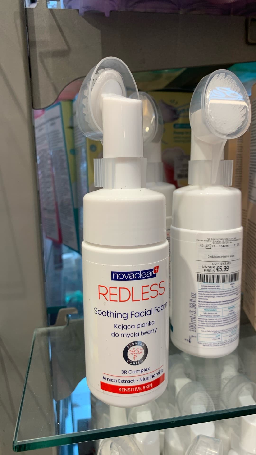 Успокаивающая пенка для лица Novaclear Redless
