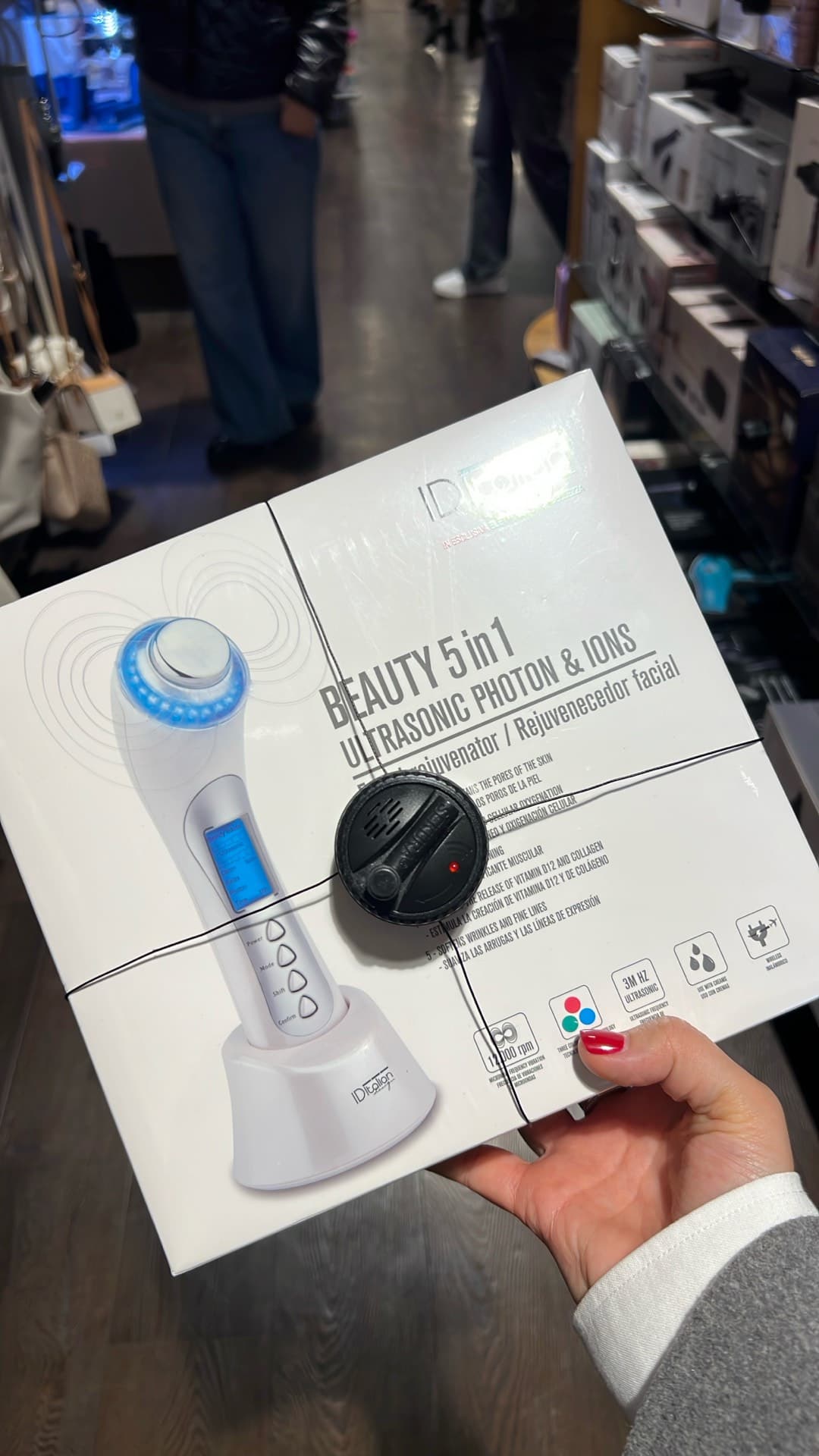 5-in-1 Ultrasonic Beauty Device