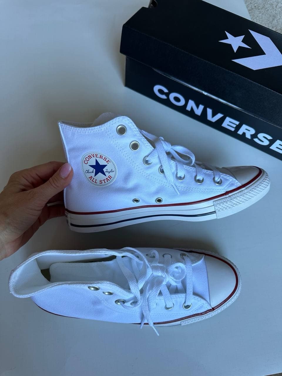 Classic White Converse Sneakers