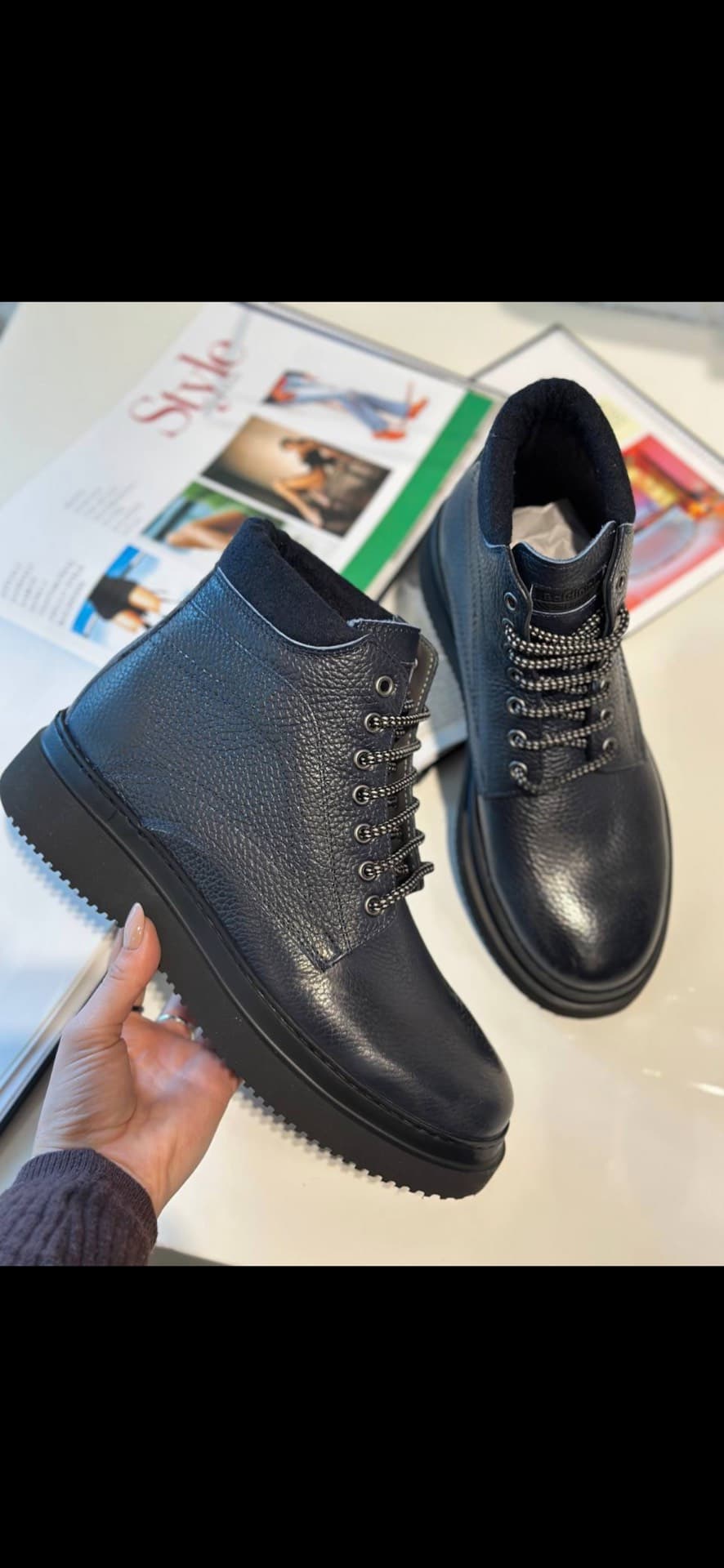 Trendy Black Ankle Boots