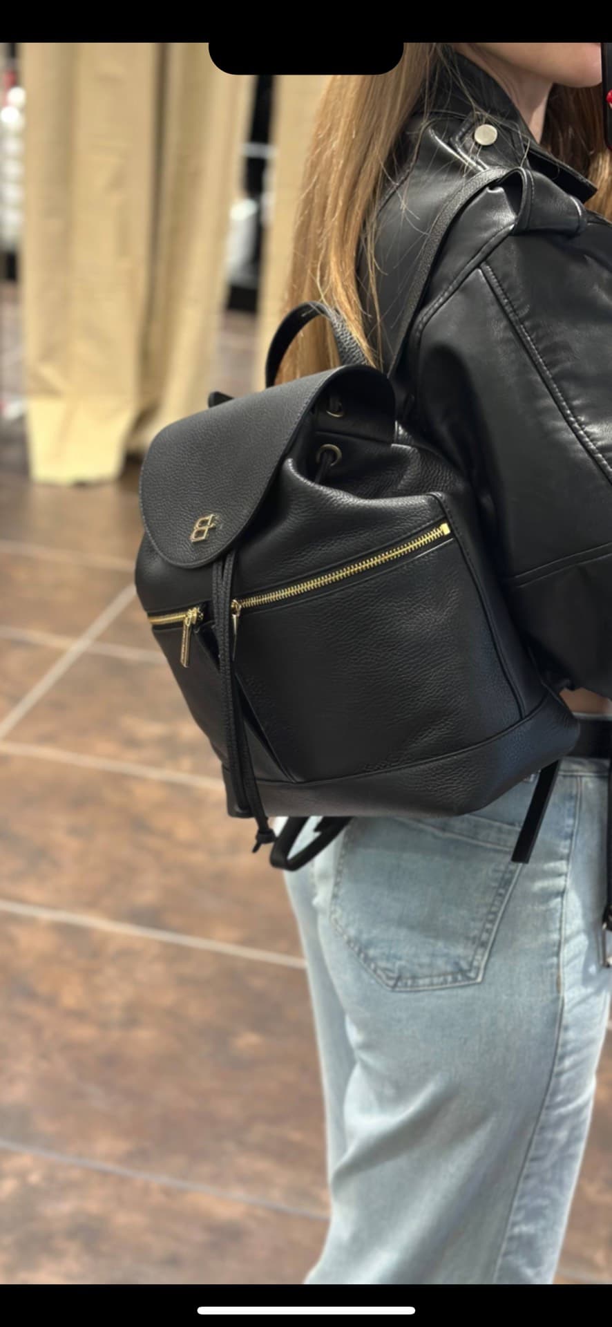Trendy Black Backpack