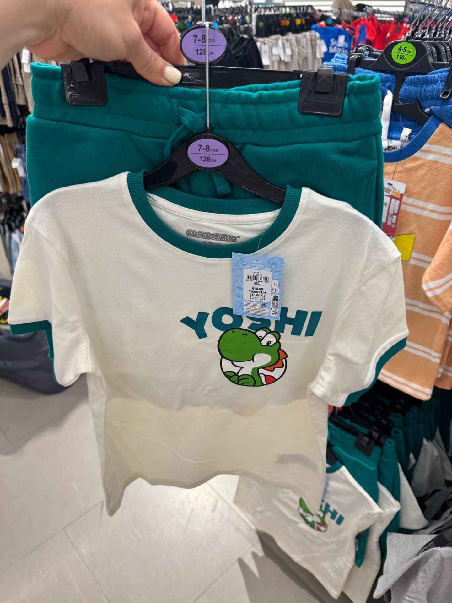Yoshi Kids T-Shirt and Pants