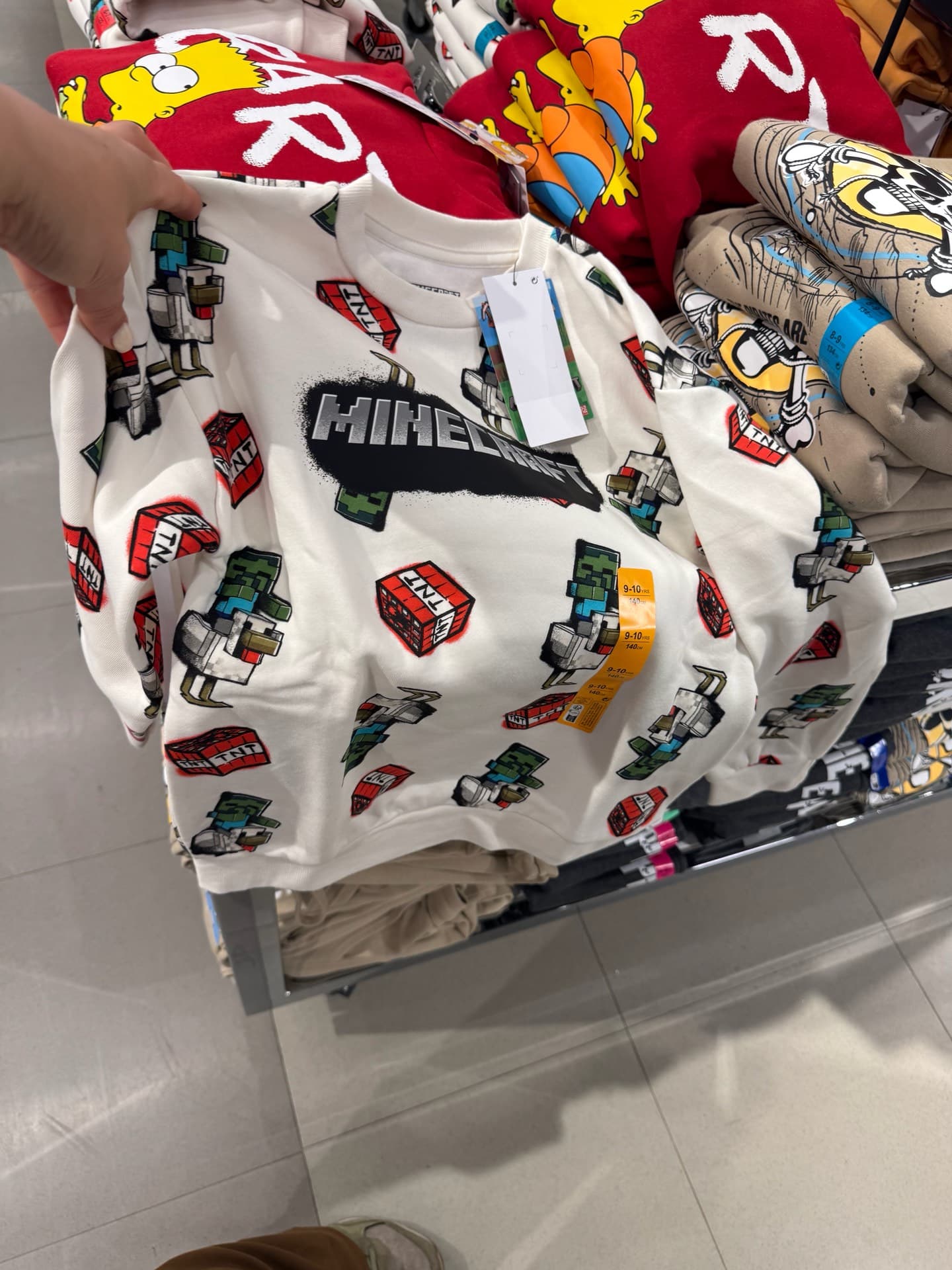 Kids' Minecraft Sweatshirt