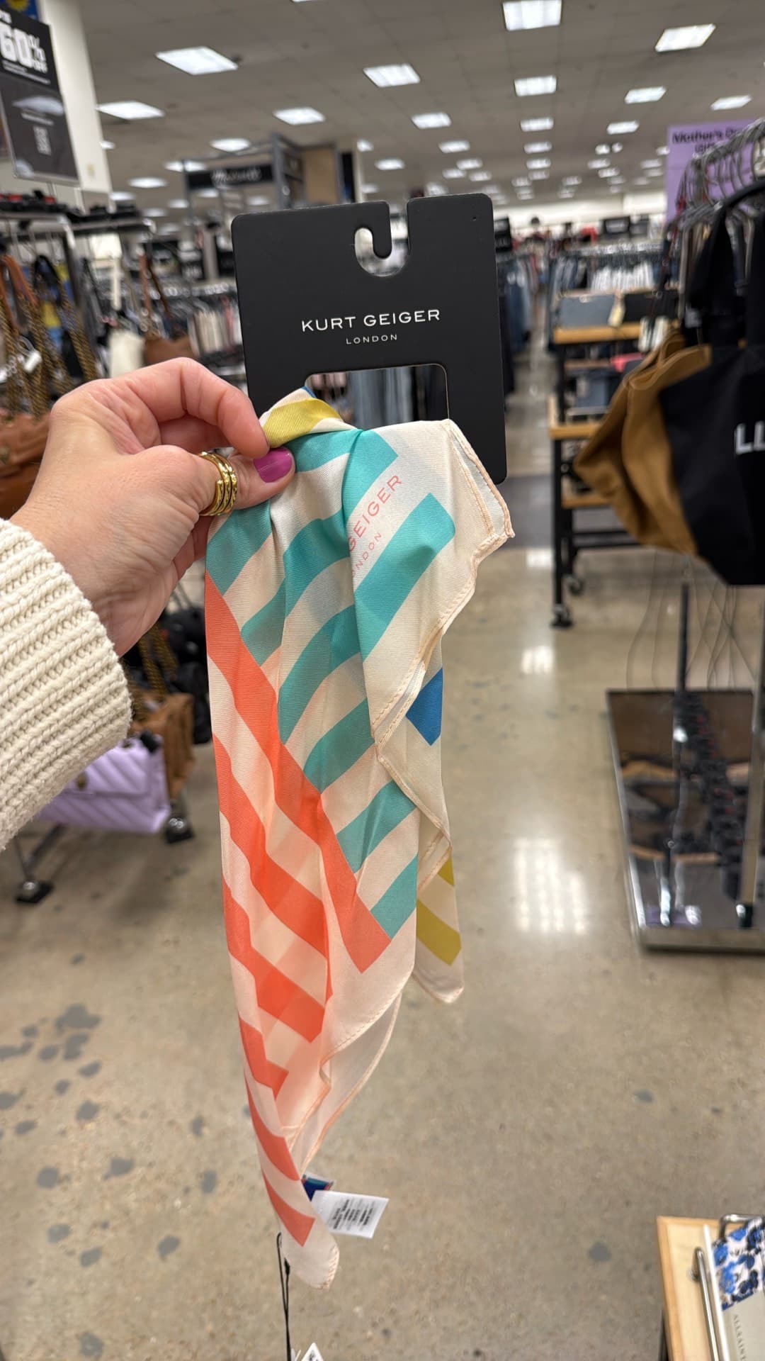 Kurt Geiger Silk Scarf