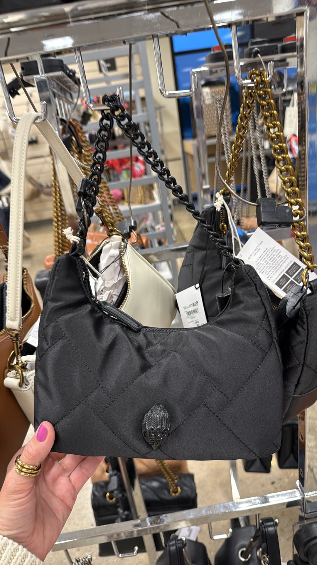 Trendy Black Handbag