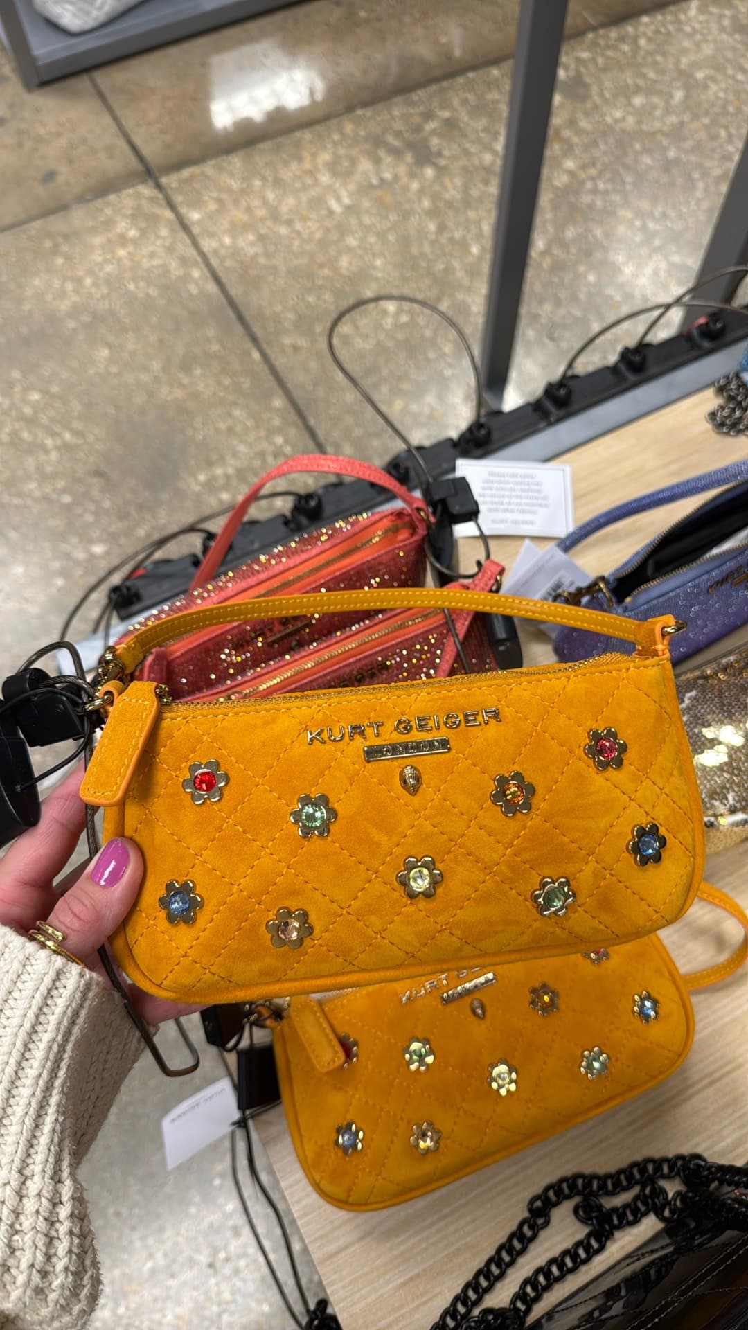 Kurt Geiger Floral Clutch