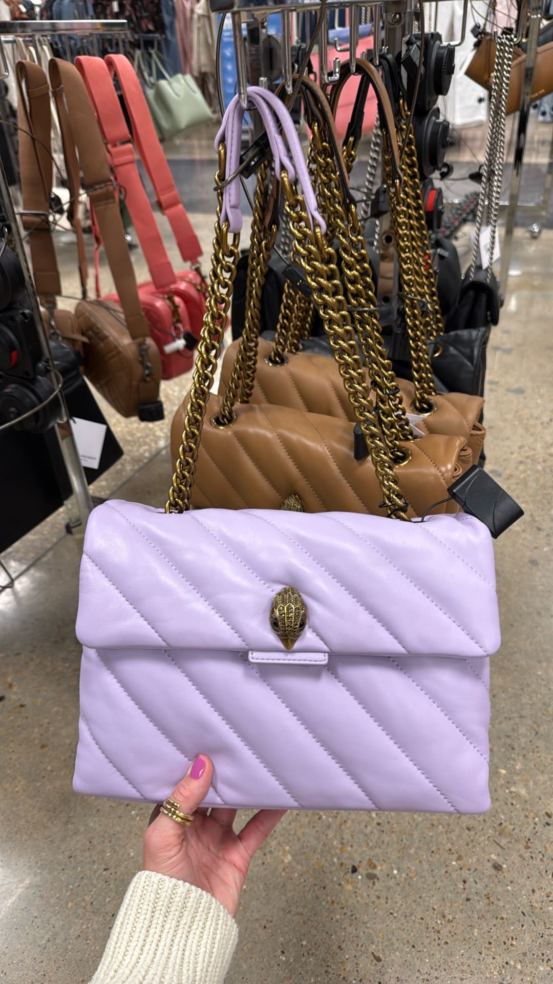 Chic Lavender Handbag