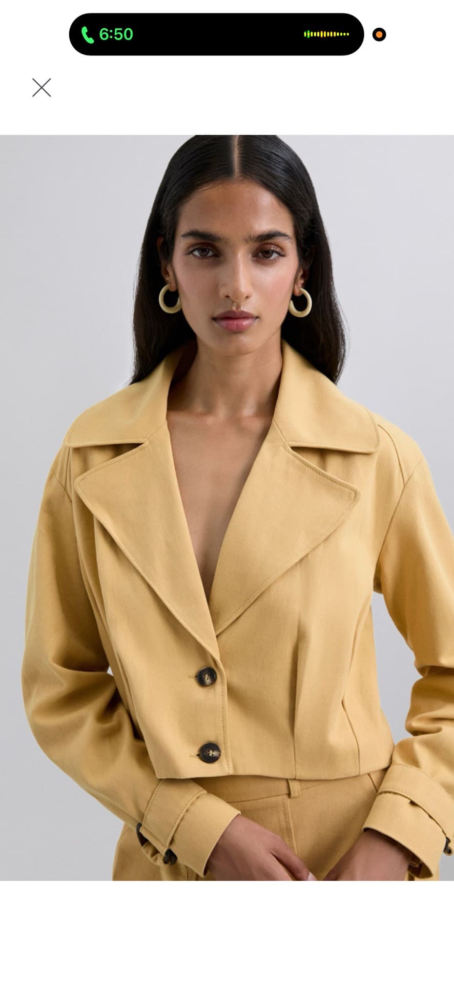 Chic Yellow Blazer