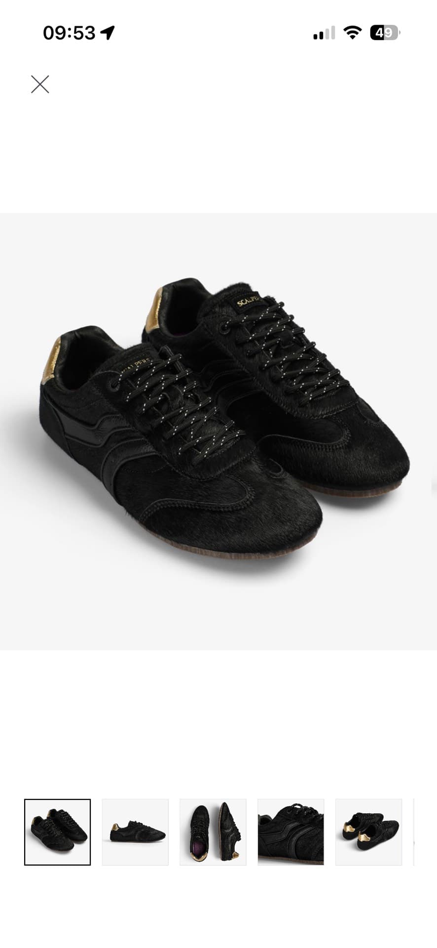 Stylish Black Sneakers