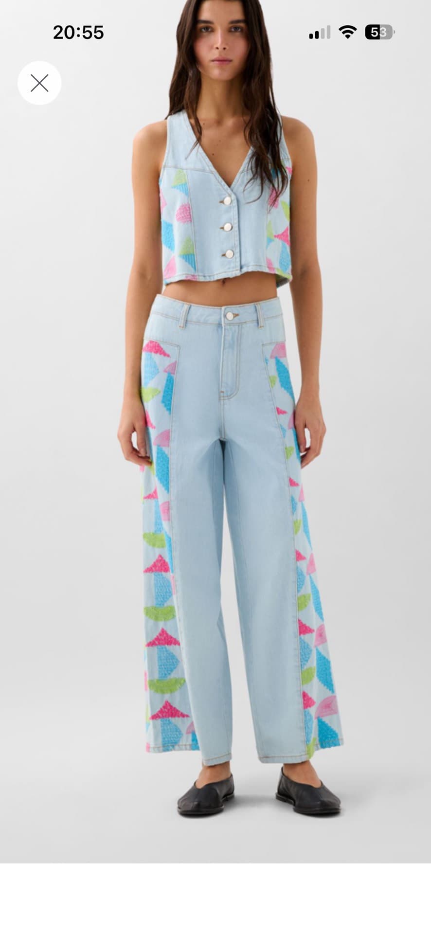 Trendy Denim Set